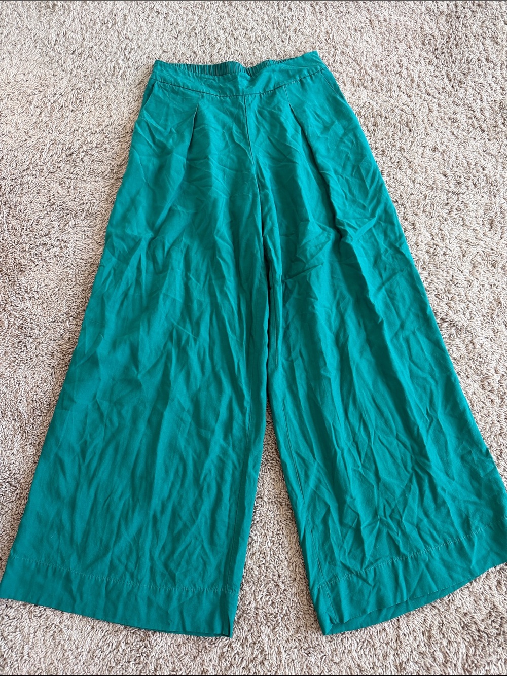 a new day Teal Wide-Leg Women's Pants